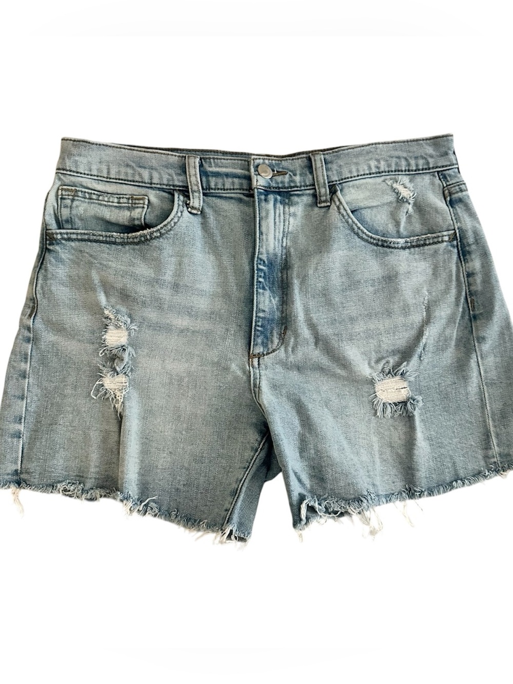 Joe's Jeans | Light Wash Distressed Denim Shorts  Women's Size 30